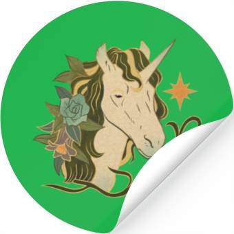 Discover Sad Unicorn Stickers