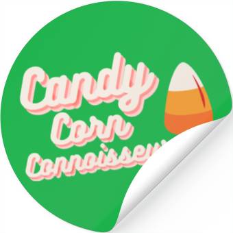 Discover Candy Corn Connoisseur Stickers