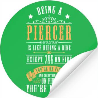 Discover Piercing Work Ring Stickers
