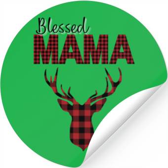 Discover Blessed Mama. Stickers