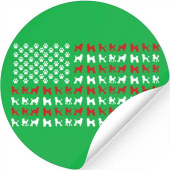 Discover Poodle Owner, Poodle US Flag Stickers