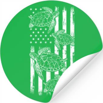 Discover Cute Turtle US Flag Turtles American Flag Turtle Stickers
