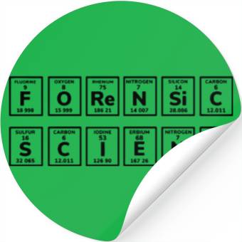 Discover Forensic Science Periodic Table Stickers