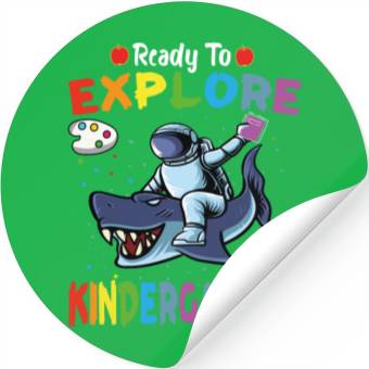Discover Explore Kindergarten Back to School Astronomy Stickers