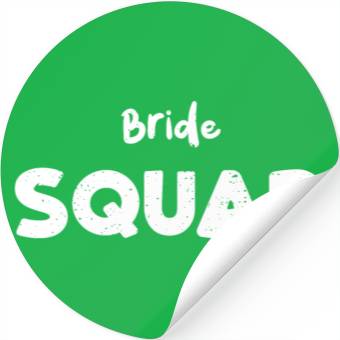 Discover Bride Squad - Bachelorette Party Stickers