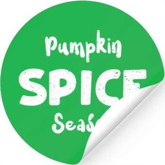 Discover Pumpkin Spice Season - Pumpkin Stickers