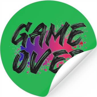 Discover Game Over For Light Stickers