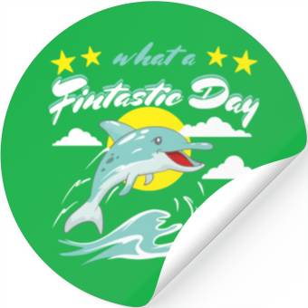 Discover Fintastic Dolphin Stickers
