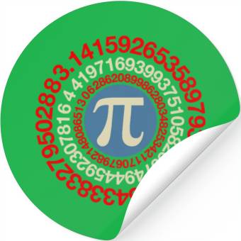 Discover Math Pi Day Stickers
