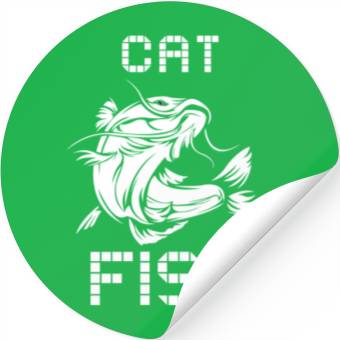 Discover Cat Fish Stickers