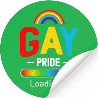 Discover Gay Pride Loading Stickers