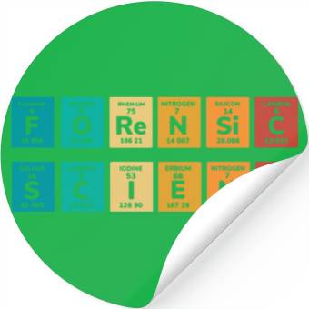 Discover Forensic Science Periodic Table Stickers