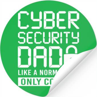 Discover Cyber Security Dad Stickers