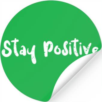 Discover Stay Positive - Math Stickers