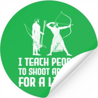Discover Archery Archer Bowman Stickers
