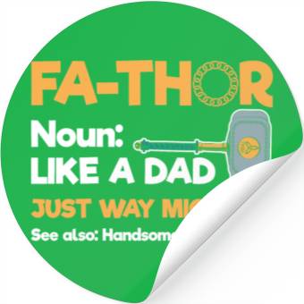 Discover Thor Father Axe Stickers