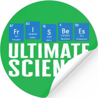 Discover Frisbee Stickers, Ultimate Science Periodic Table