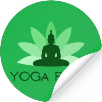 Discover HALF MOON YOGA POSE Stickers