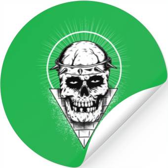 Discover Bull Skull Stickers