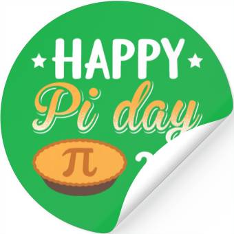 Discover Happy Pi Day Stickers Love Math Funny Stickers