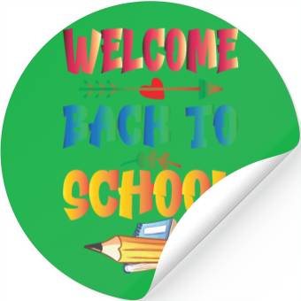 Discover Welcome Back To School Stickers