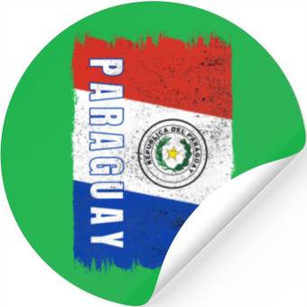 Discover Paraguay Flag Stickers