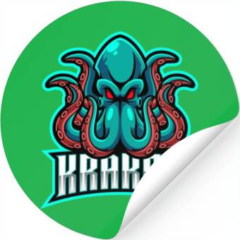 Discover Seattle Kraken Octopus Stickers