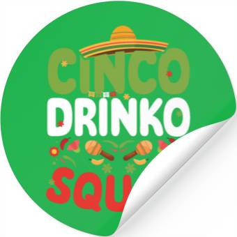 Discover Cinco De Drinko | Bourbon Drinker Stickers | Whisky
