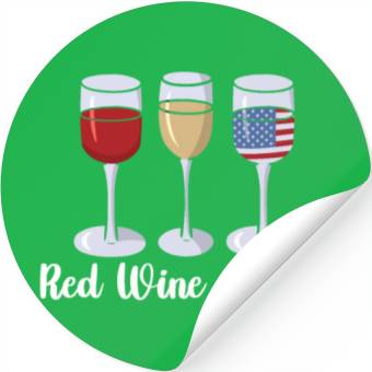 Discover Red Wine & Blue | Bourbon Drinker Stickers | Whisky