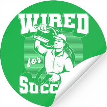 Discover Electrician Electrical Engineer Lineman Stickers