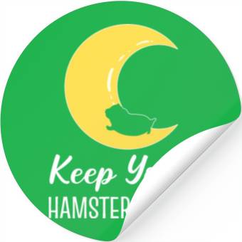 Discover Keep Hamster Inside Pet Lover Gift Stickers