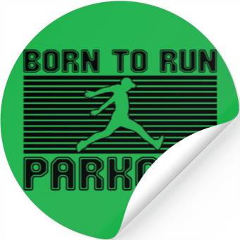 Discover born to run parkour Stickers