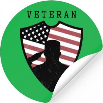 Discover Veteran Stickers