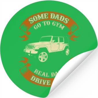 Discover Some dads jeep marge Stickers