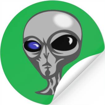 Discover Roswell New Mexico Grey Alien Stickers