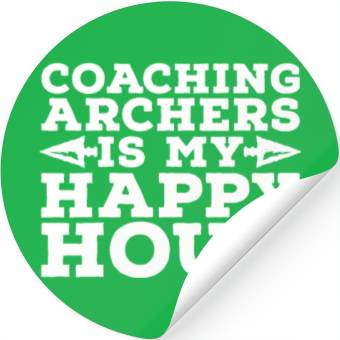 Discover Archery Archer Bowman Stickers