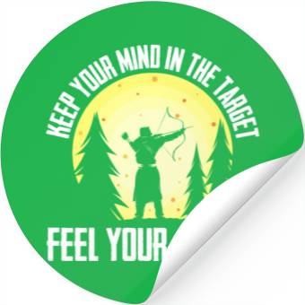 Discover Archery Archer Bowman Stickers
