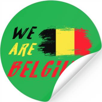 Discover We are Belgium Stickers