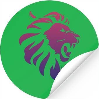 Discover Angry lion Stickers