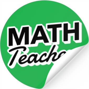 Discover MATH Teacher School Mathematic Math Squad Stickers