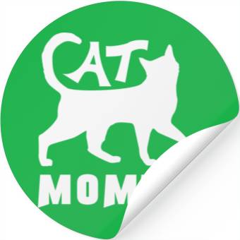 Discover Cat Mommy Cat Lover Stickers