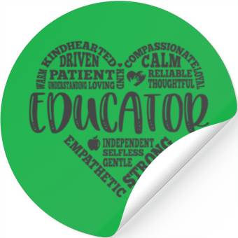 Discover Educator Teacher appreciation subway art Stickers