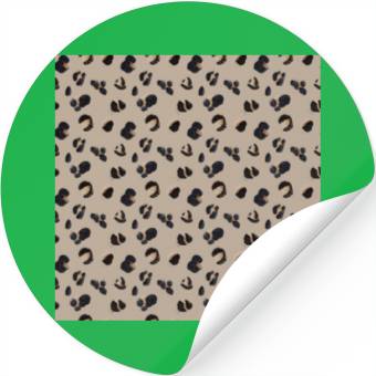 Discover Leopard Animal Print Pattern Stickers
