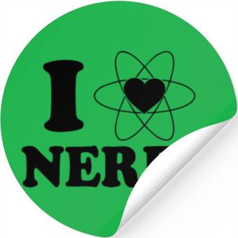 Discover I LOVE NERDS Stickers