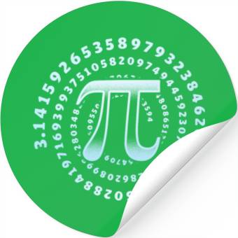 Discover 3.14 Pi Day Mathematics Physics Irrational Number Stickers