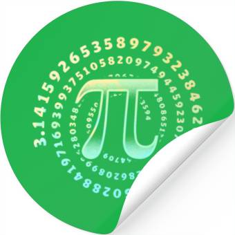 Discover 3.14 Pi Maths Physics Irrational Number Stickers