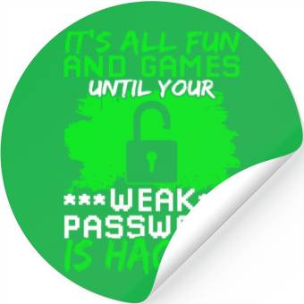 Discover Ethical Hacker Password Cyber Security Stickers