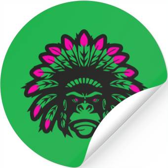 Discover gorilla inder Stickers