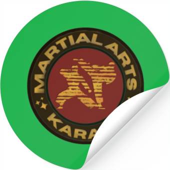 Discover Karate Martial Arts Stickers