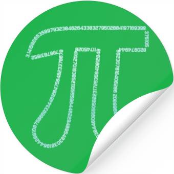 Discover Irrational Number Math Physics 3.14 Pi Stickers